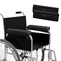 SPRING SEAON Wheelchair Armrest Covers, Soft Suede Memory Foam Pads, 1 Pair