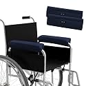 SPRING SEAON Wheelchair Armrest Covers, Soft Suede Memory Foam Pads, 1 Pair