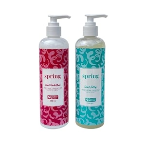 leave in cream amp gel curl duo - hair curl creme for moisture amp definition - styling hair curl gel for frizz control amp flexi hold - sulphate paraben silicone free - wavy hair for bouncy long-lasting locks for 2-3 days