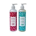Leave in Cream & Gel Curl Duo - Hair Curl Creme for Moisture & Definition - Styling Hair Curl Gel for Frizz Control & Flexi Hold - Sulphate, Paraben, Silicone Free - Wavy Hair For Bouncy, Long-lasting Locks for 2-