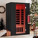 springspa 2 Person Full Spectrum Infrared Sauna with Red Light Therapy