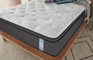 springtek hybrid latex 6 inch king pocket spring mattress l x w 84 inch x 72 inch