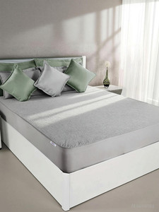 springtek single size fitted terry cotton breathable stretchable waterproof mattress cover