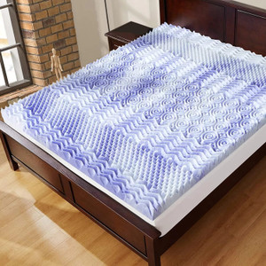 springtek 2 inch 508 cm single size gel breathable mattress topper 78 inch x 36 inch white