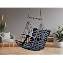 Sprointal® Swing for Kids, Baby Swing Chair Cotton Children Folding and Washable 1-5 Years Swing with Safety Belt,Home and Garden Jhula for Babies |Swing for Kids|Hanging Cradle (Grey)