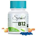 Sprowt Plant Based Vitamin B12 Tablets | Active form of Methylcobalamin Vitamin B12 Supplements for Men &amp; Women | Improves Digestion and Nerve Health | 30 Tablets | Pack of 1