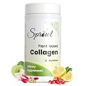 Sprowt Plant Based Collagen Supplement for Youthful & Glowing Skin | Collagen Powder for Men and Women | Supports Beautiful Skin | Contains Amla, Vitamin C and Guava | 90gm