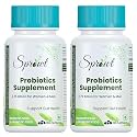 Sprowt Probiotics Supplement 2.75 Billion CFU with Vitamin C & Zinc |Probiotics for Gut health | Support to Relief from IBS & Gas Pain| 100 Veg Capsules | Pack of 2