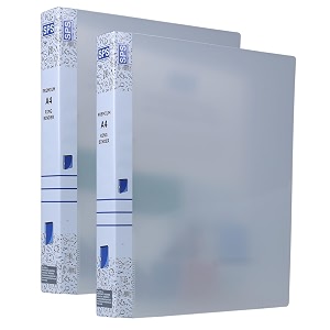 sps a4 size 2d ring binder file office file for certificates and documents matte - pack of 2