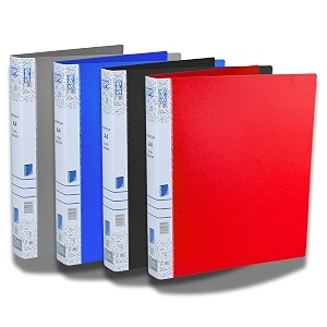 sps a4 size 2d ring binder file office file for certificates and documents  for office and school documentation multicolor - pack of 4