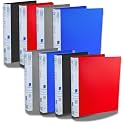 SPS A4 Size 2D Ring Binder File, Office File for Certificates and Documents | for Office and School Documentation, Multicolor - Pack of 8