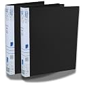 SPS A4 Size 2D Ring Binder File, Office File for Certificates and Documents | for Office and School Documentation, Black - Pack of 2