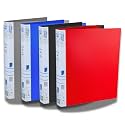 SPS A4 Size 2D Ring Binder File, Office File for Certificates and Documents | for Office and School Documentation, Multicolor - Pack of 4