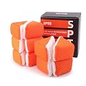 SPTA Car Interior Scrubbing Sponge, 10 Pack Triangle Car Wash Sponges, Wedge Scrubber for Scrubbing Leather, Rubber and Plastic