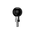 1 inch Ball Mount Base with Threaded Bolt M6x1mm Compatible with RAM Mounts B Size Double Socket Arm（M6-1pc