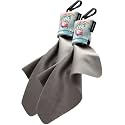 SPUDZ Ultra Microfiber Lens Cleaner – Clip-On Pouch, Washable – for Binoculars, Scopes, Glasses, Screens |Unicorn Pastel, 6 x 6 Inch (2-Pack)