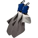 SPUDZ Ultra Microfiber Lens Cleaner with Closeable Bottom – Clip-On Pouch, Washable – for Binoculars, Scopes, Glasses, Screens | Ultra Navy Blue, 6 x 6 Inch (2-Pack)