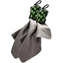 SPUDZ Ultra Microfiber Lens Cleaner with Closeable Bottom – Clip-On Pouch, Washable – for Binoculars, Scopes, Glasses, Screens | Ultra Avocado, 6 x 6 Inch (2-Pack)