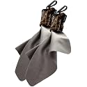 SPUDZ Ultra Microfiber Lens Cleaner with Closeable Bottom – Clip-On Pouch, Washable – for Binoculars, Scopes, Glasses, Screens | Ultra Stealth Bronze, 6 x 6 Inch (2-Pack)