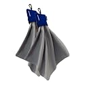 SPUDZ Ultra Microfiber Lens Cleaner with Closeable Bottom – Clip-On Pouch, Washable – for Binoculars, Scopes, Glasses, Screens | Ultra Navy Blue, 10 x 10 Inch (2-Pack)
