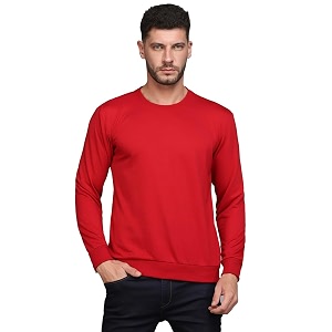 SPUNN Mens Cotton Round Neck Full Sleeves