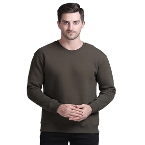 SPUNN Mens Cotton Round Neck Full Sleeves