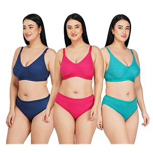 SPUNN Womens Cotton Mix Full Coverage Non