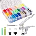Spurtar T5 Snap Button Kit Snap Fasteners Kit - Single Layer Fabric Only