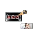 Wireless WiFi Spy Digital Wall Clock Camera Hidden Spy &128 GB Supported Full HD Mini Spy Camera for Home - black