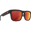 Spy Optic Discord Dale Jr/Matte Black/Hd Plus Gray Green/Orange Spectra Mirror One Size