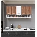 Spyder Craft Cryston Multipurpose Storage Cabinet for Office and Kitchen Engineered Wood Kitchen Cabinet (Finish Color -White &amp; Noce Lyon, DIY(Do-It-Yourself)