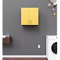 SPYDER CRAFT 2 Door Olive Modern Kitchen Cabinet -Transform Your Space with Ample Storage,Chic Style &amp; Easy Organization for Effortless Cooking||Color:-Black &amp; Yellow|| Assembly-DIY (Do-It-Yourself)