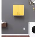 SPYDER CRAFT 2 Door Olive Modern Kitchen Cabinet -Transform Your Space with Ample Storage,Chic Style &amp; Easy Organization for Effortless Cooking||Color:-White &amp; Yellow|| Assembly-DIY (Do-It-Yourself)
