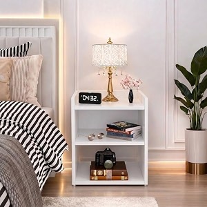 SPYDER CRAFT 2 Tier Engineered Wood Bedside