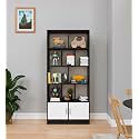 Spyder Craft 4 Tier Modern Simple Engineered Wood Book Shelf for Living Room, Kids Room, Book Storage, Book Case, Study Room Furniture (Color - Black)