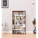 Spyder Craft Beni Modern Simple Engineered Wood Book Shelf for Living Room, Kids Room, Book Storage, Book Case, Study Room Furniture (Color- Wood Brown- White)