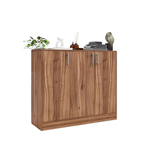spyder craft buffet cabinet with storage - shinx storage organizer with doors and shelves - side cupboard for kitchen and living room color - wood brown brown