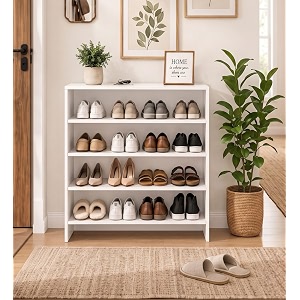 Spyder Craft Engineering Wood Open Shelf Shoe