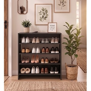Spyder Craft Engineering Wood Open Shelf Shoe