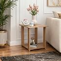 SPYDER CRAFT Exotic Wood Bedside Table for