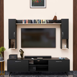 spyder craft matte finish tv entertainment unit tv stand and decore engineered wood tv entertainment unit finish color - white  cordoba diydo-it-yourself