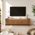 Spyder Craft Matte Finished Tv Unit stand Cabinet With Storage Engineered Wood TV Entertainment Unit