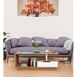 spyder craft modern wooden coffee table with storage coffee table for living room engineered wood coffee table modern white