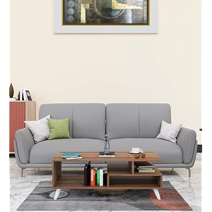 spyder home decore craft modern wooden coffee table with storage coffee table for living room engineered wood coffee table modern wood brown