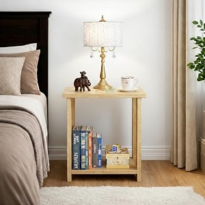 SPYDER CRAFT Modish Wood Bedside Table for
