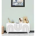 Spyder Home Decore Craft Skitty Standard Engineered Wood Multipurpose Modular Chest of Drawers, Wooden Drawer Storage Organizer Cabinet for Living Room Bedroom Home Furniture (White), 1 Year Warranty