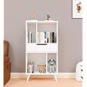 Spyder Craft Snover Modern Simple Engineered Wood Book Shelf, for Living Room, Kids Room, Book Storage, Book Case, Study Room Furniture (Color - White)
