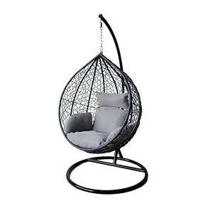 spyder craft swing chair with stand brown