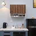 Spyder Craft Wall Mounted Matte Finish 3 Door Blitz Multipurpose Cabinet for Office, Hall, Kitchen | Cabinet for Kitchen | Living Room| Color:- White Noce Lyon - Easy to Assemble -1 Year Warranty