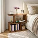 SPYDER CRAFT Zig Zag Engineered Wood Bedside